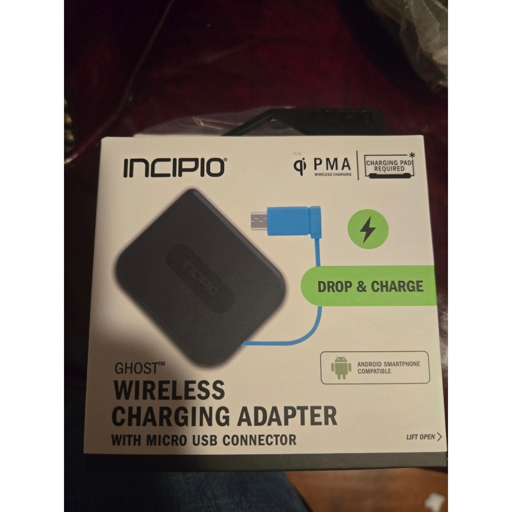 Incipio Ghost Wireless Charging Adapter Micro USB Connector Android PMA‎ Drop